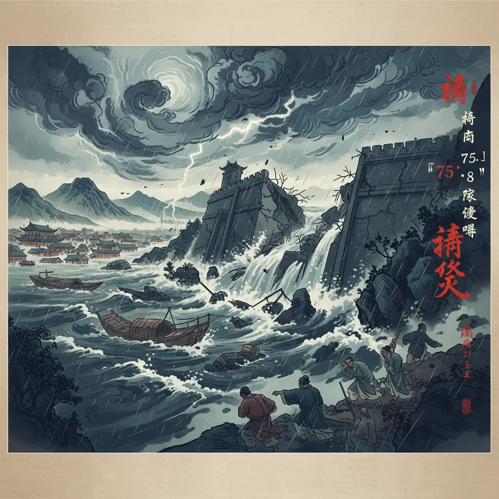 洪災 - 河南「75·8」水庫潰壩