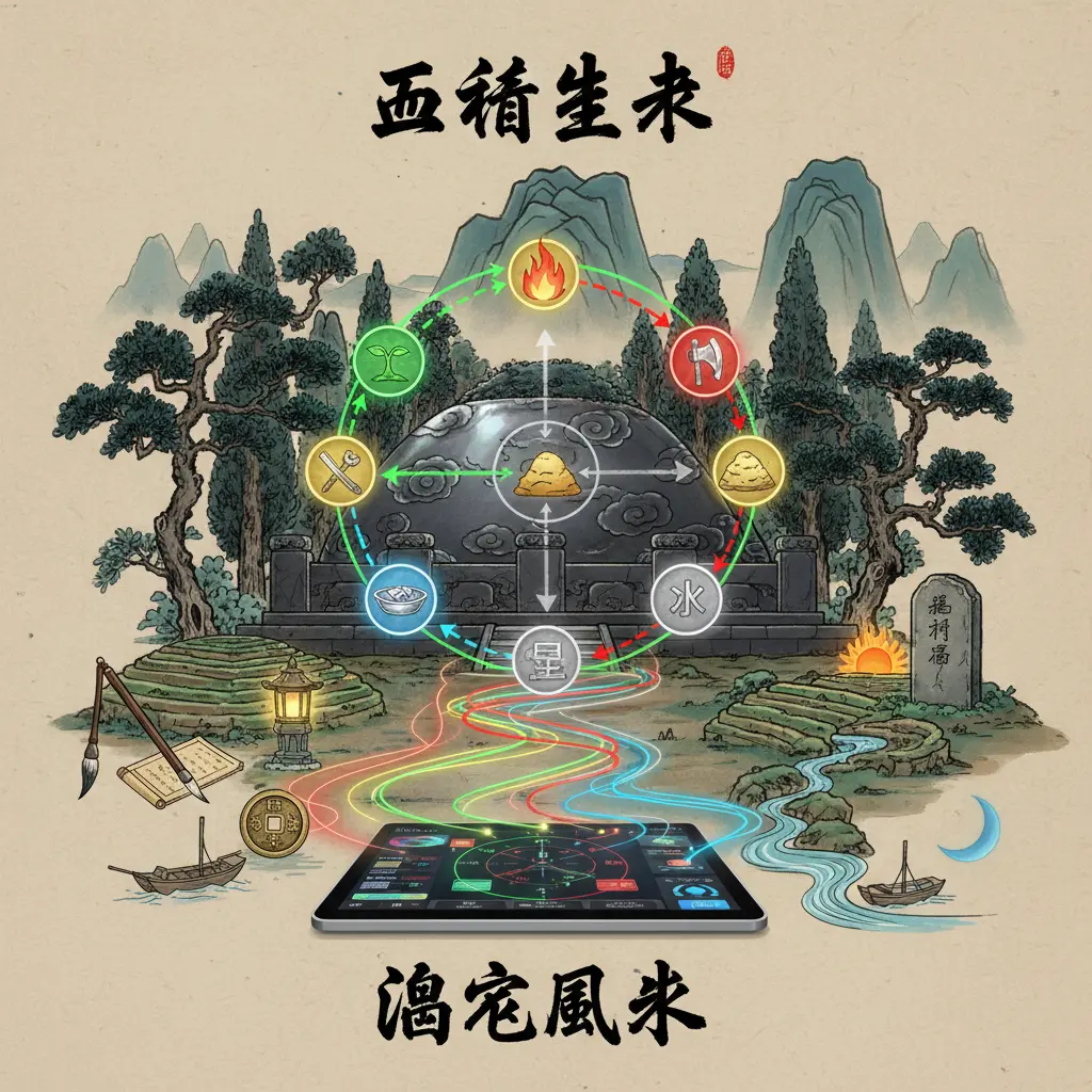 陰宅風水 - 五行生尅