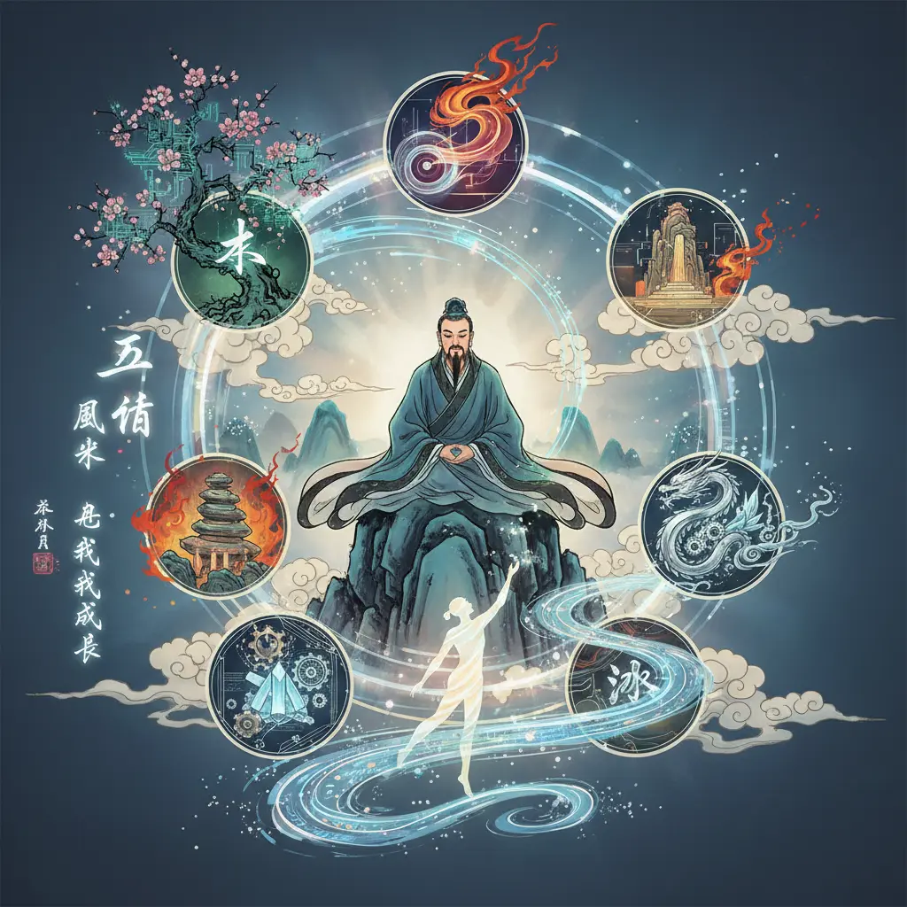 風水師與自我成長 - 五行