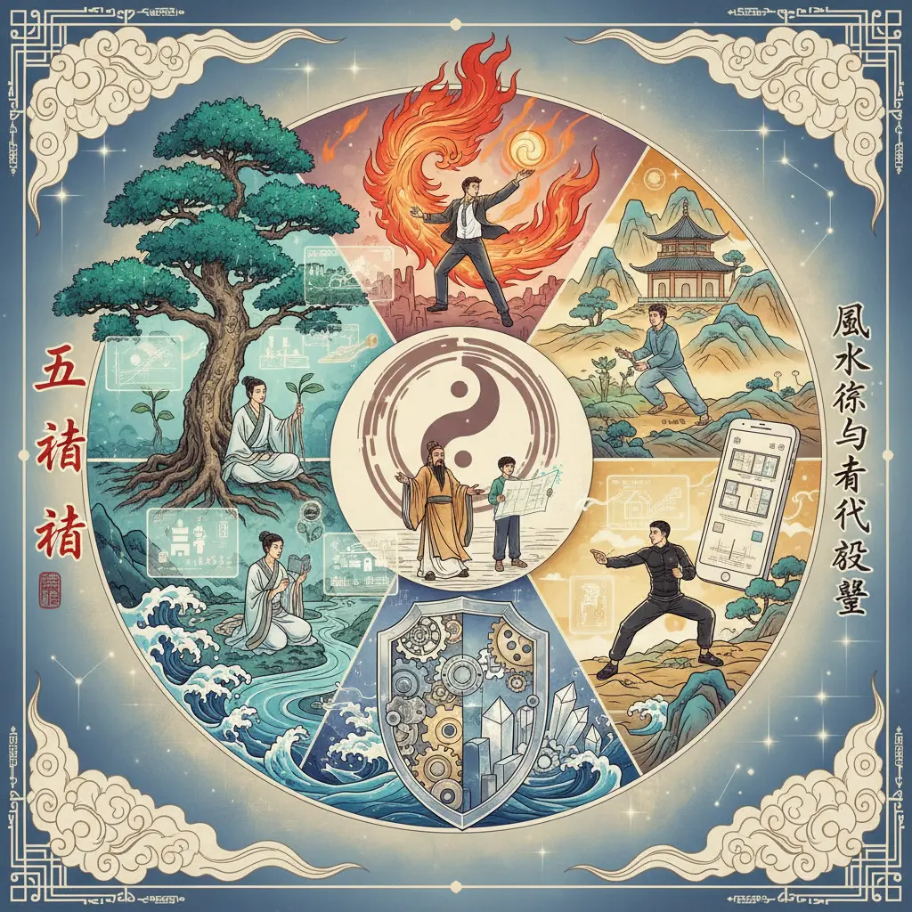 風水師與自我改善 - 五行