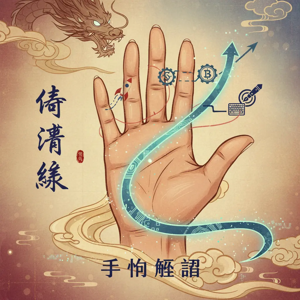 手相解讀 - 命運線