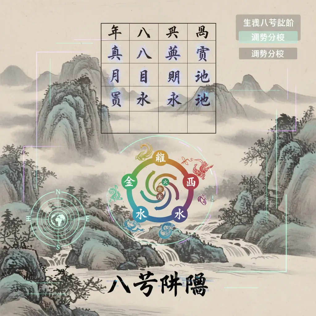 生辰八字 - 八字排盤