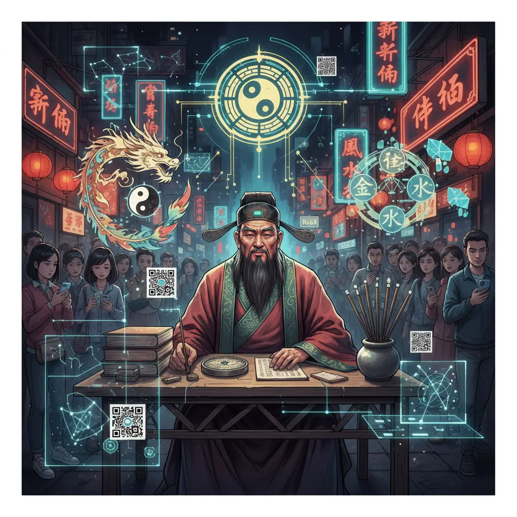廟街算命 - 中國玄學