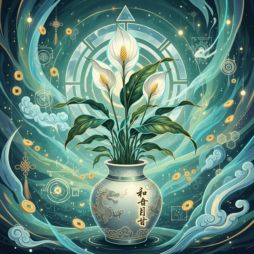 風水植物 - 和平百合