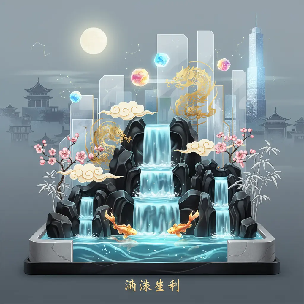 風水擺設 - 流水擺設