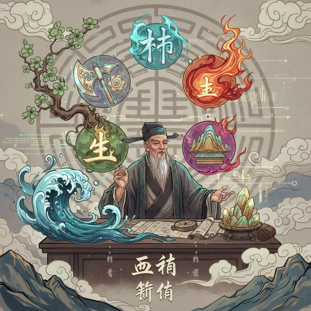 算命師傅 - 五行