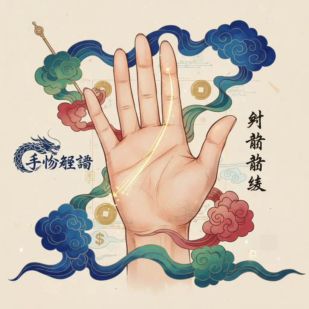 手相解讀 - 財富線