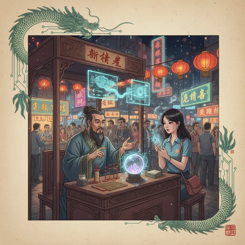 廟街算命 - 占卜