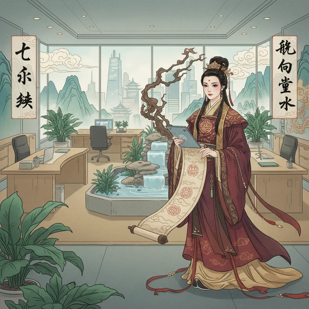 辦公室風水 - 七仙羽