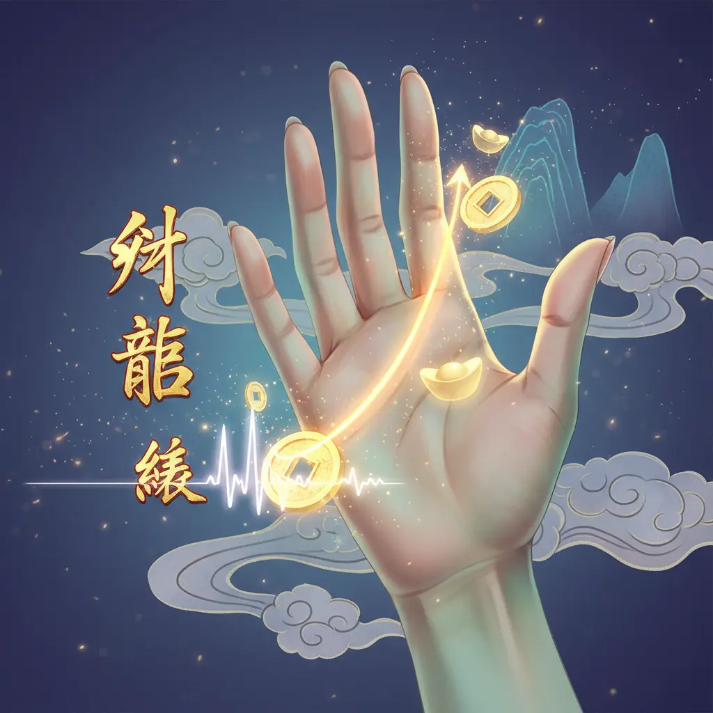 掌相 - 財富線