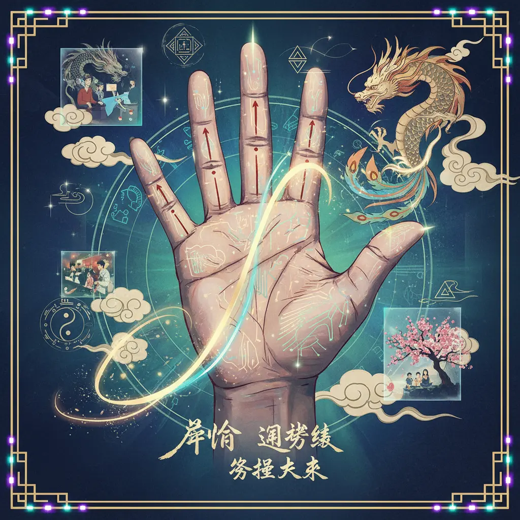 掌相 - 運勢線