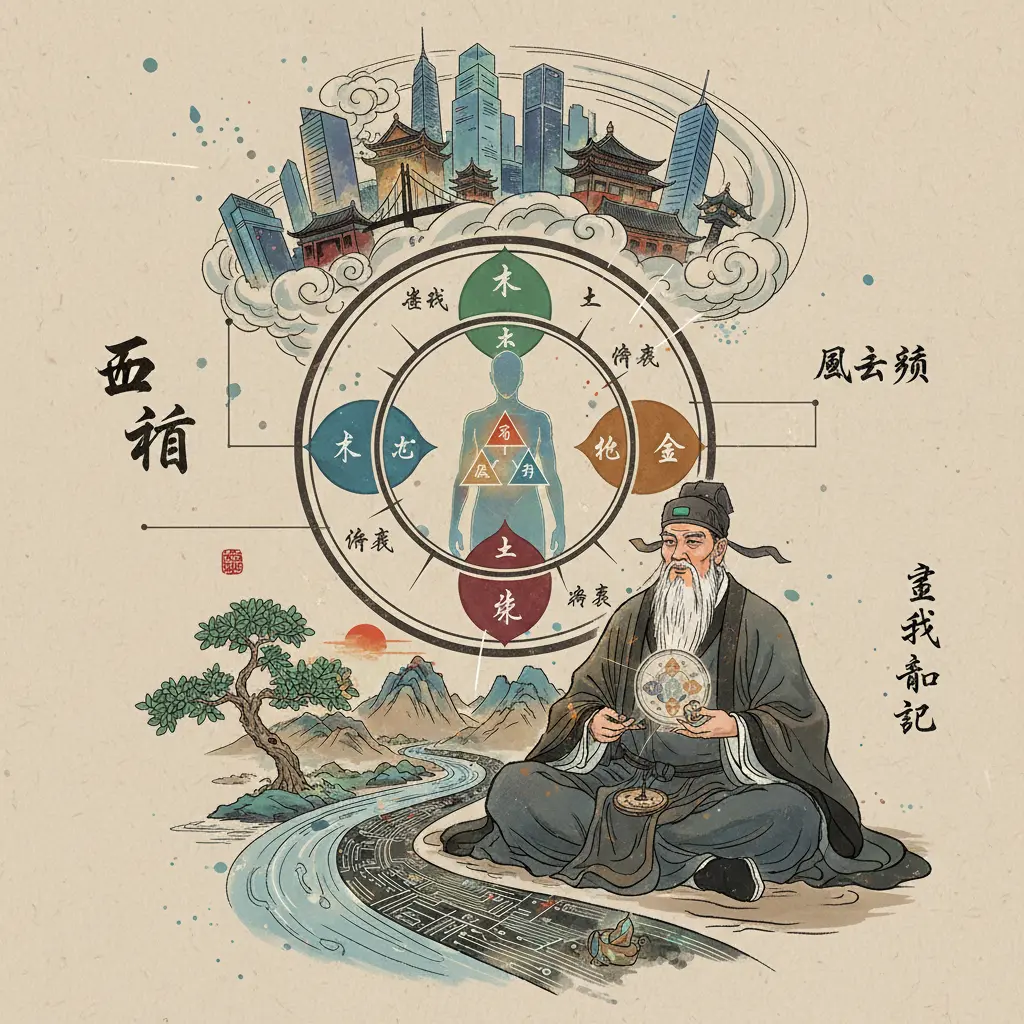 風水師與自我認知 - 五行