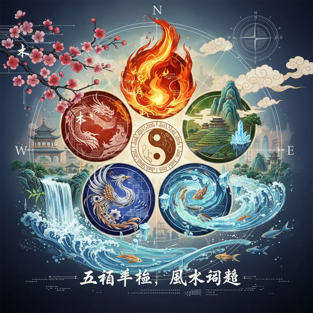 風水調整 - 五行