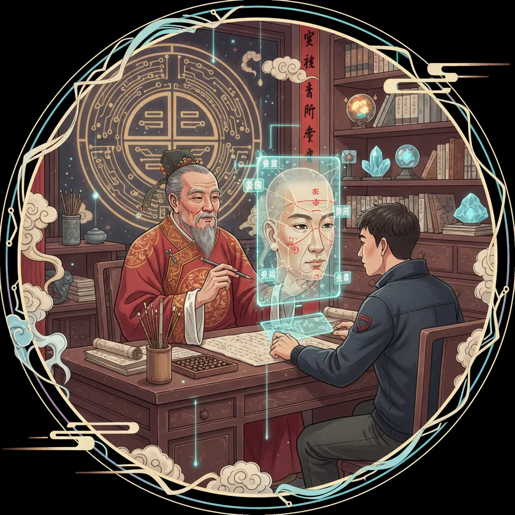 算命師傅 - 面相學