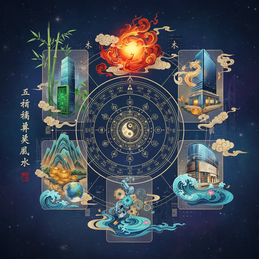 商業風水 - 五行