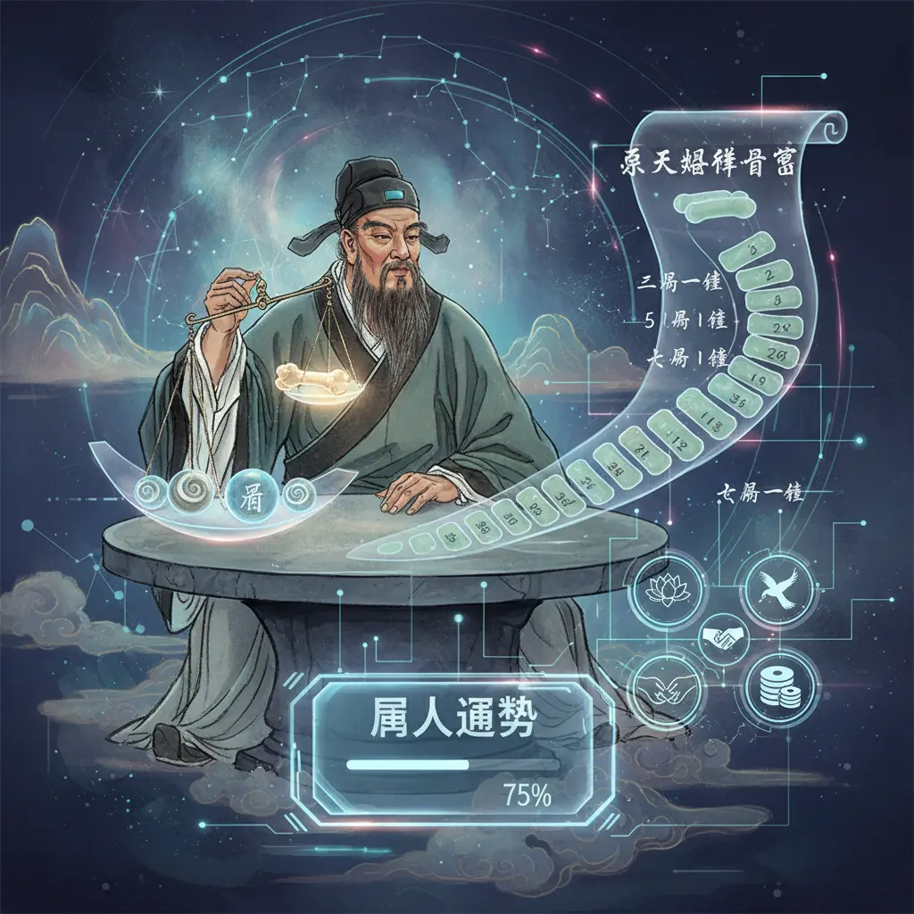 個人運勢 - 袁天罡稱骨