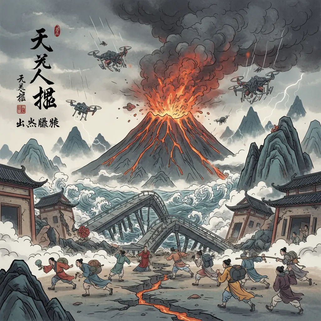 天災人禍 - 火山