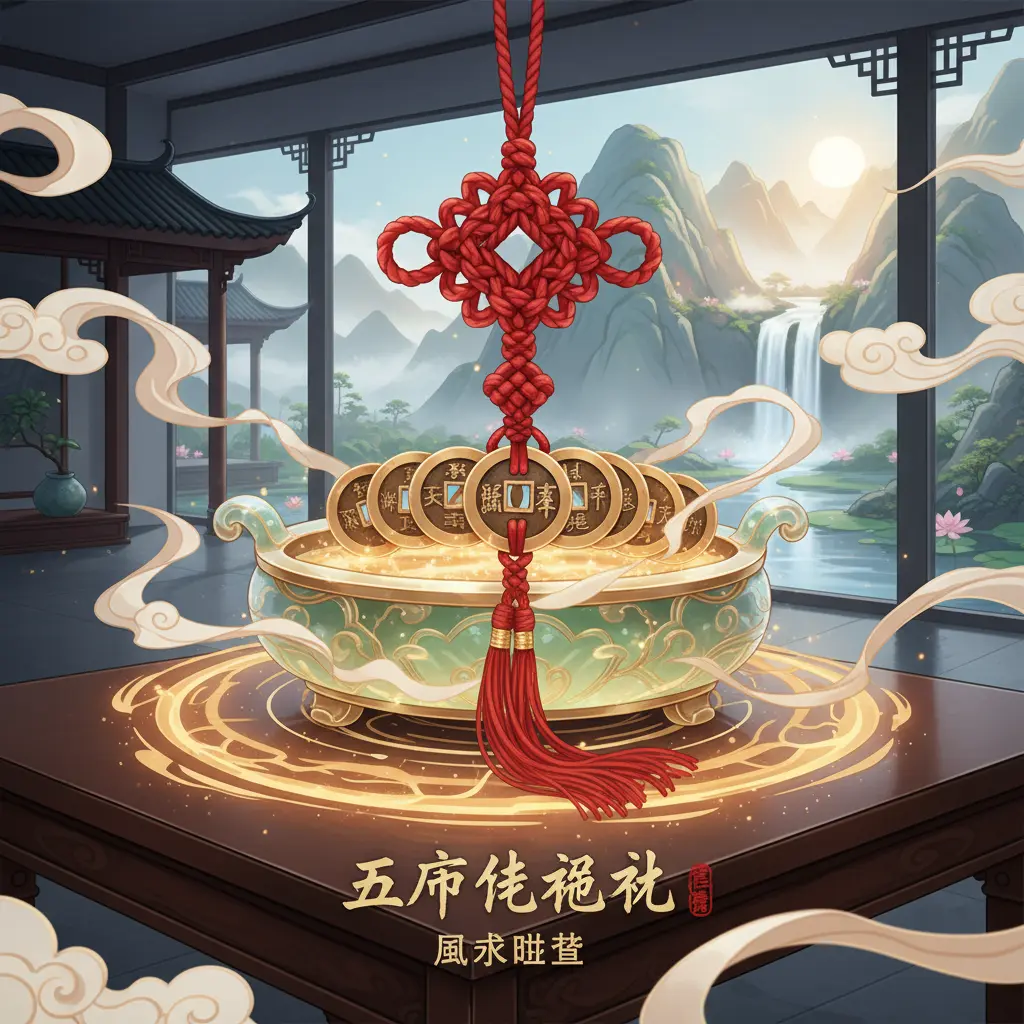 風水擺設 - 五帝錢