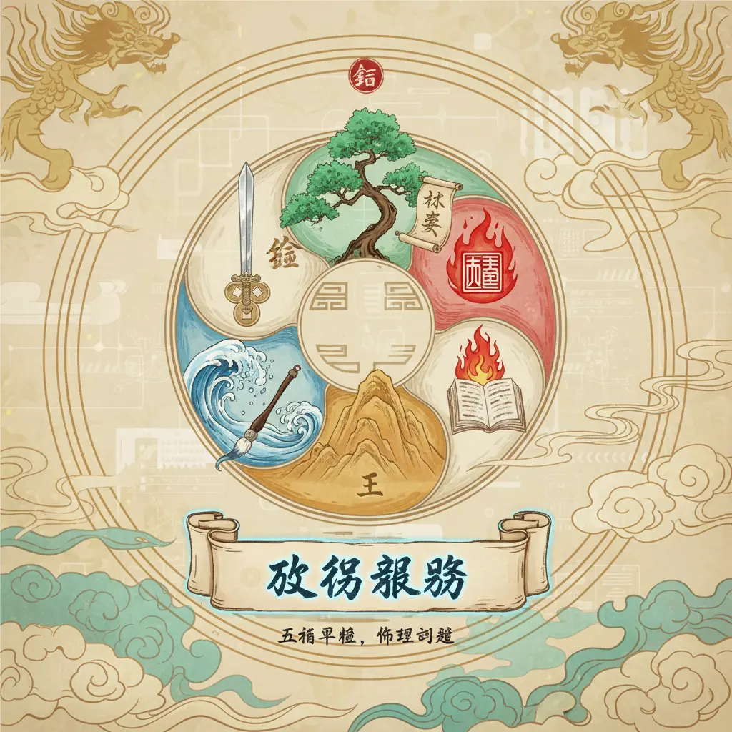 改名服務 - 五行