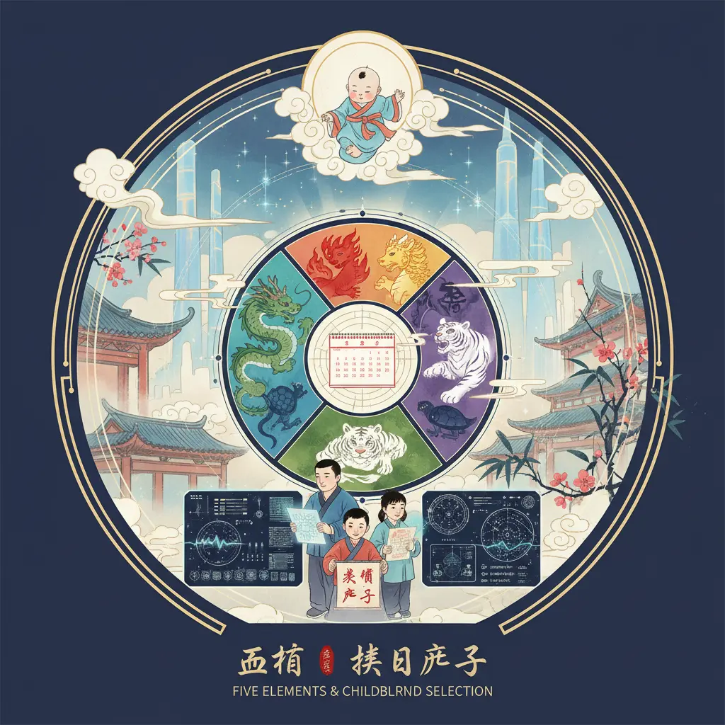 擇日產子 - 五行