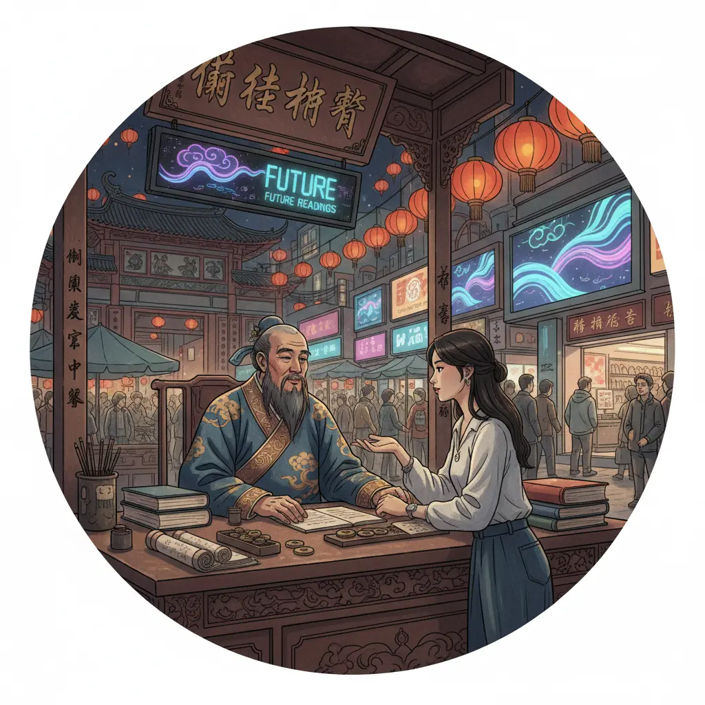 廟街算命 - 算命師