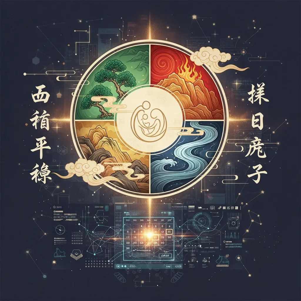 擇日產子 - 五行平衡