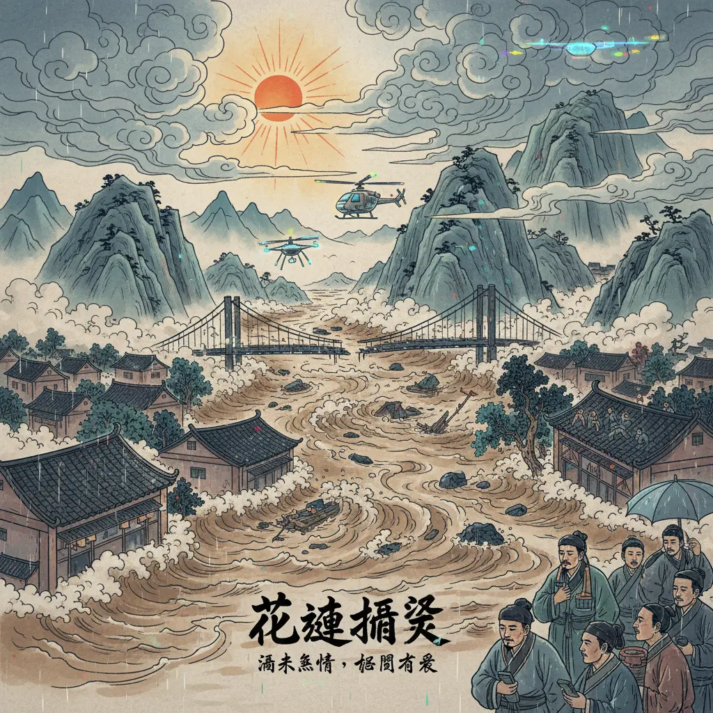 洪災 - 花蓮洪災