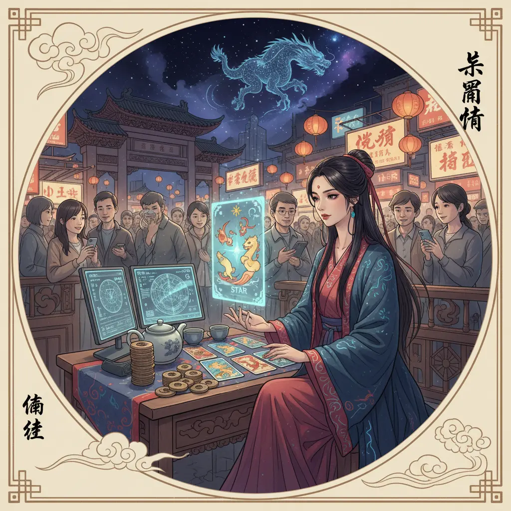 廟街算命 - 塔羅師