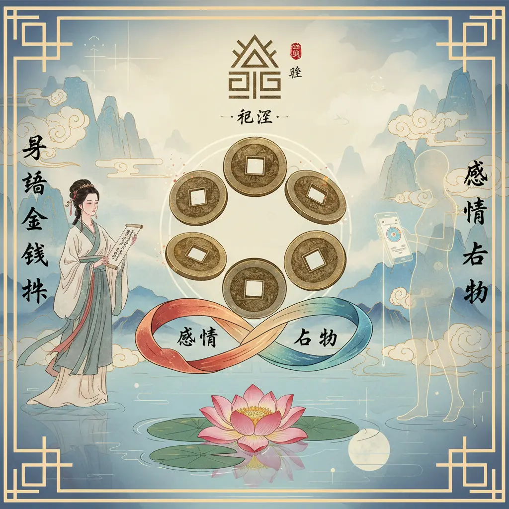 感情占卜 - 易經金錢卦