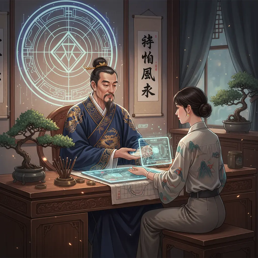 風水師傅 - 掌相