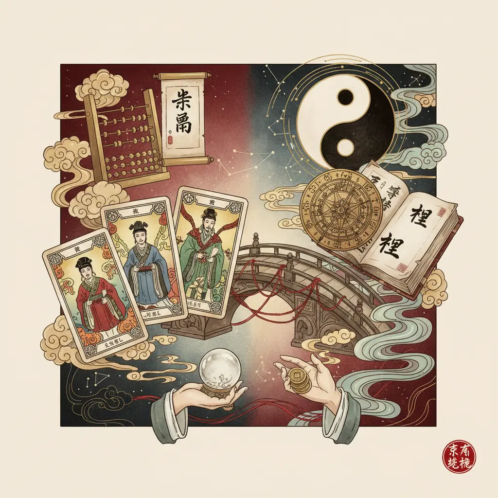 命理比較 - 塔羅牌