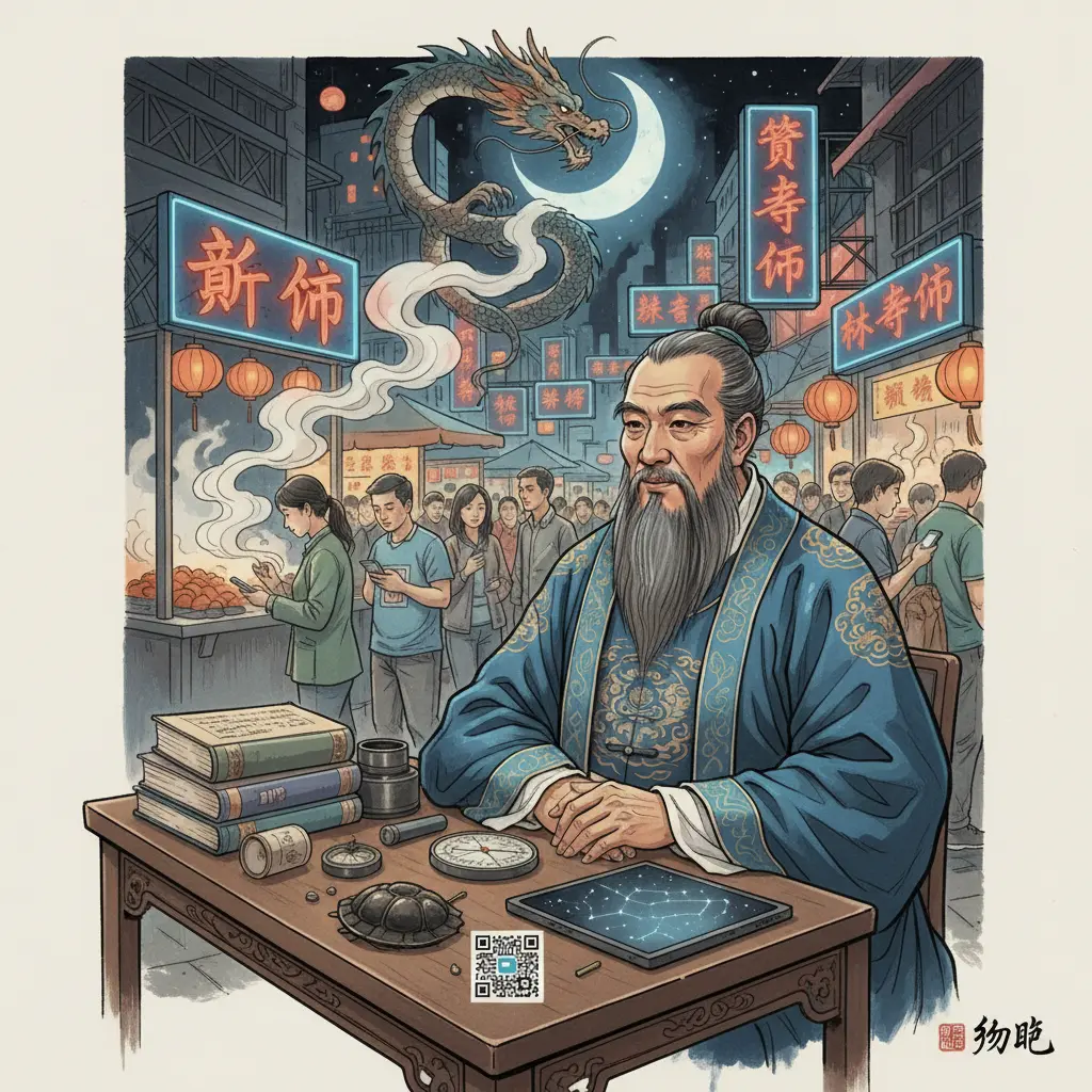 廟街算命 - 林師傅