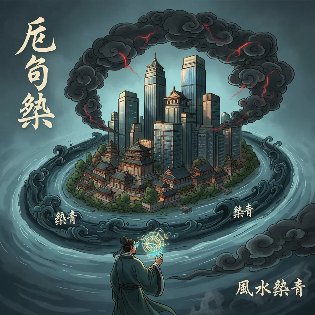 風水煞氣 - 反弓煞